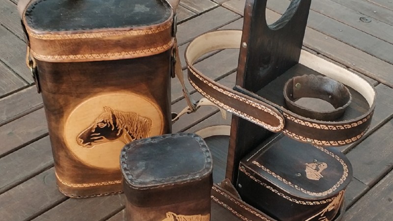 couro - conjunto mateira